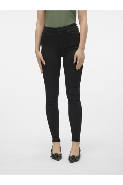Vero Moda Slim Fit Kot Vmseven Orta Bel Slim Fit Kot