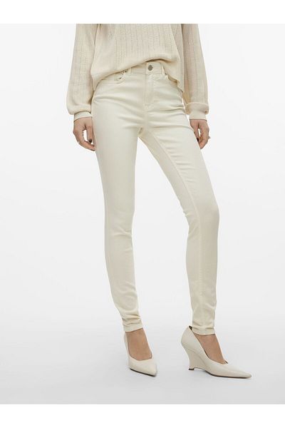 Vero Moda Dar Paça Kot Vmflash Orta Bel Dar Paça Kot