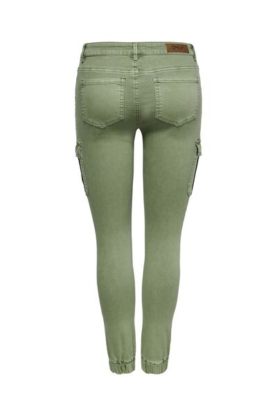 ONLY Cargo-Hose Onlmissouri Mittlere Taille Slim Fit Hose