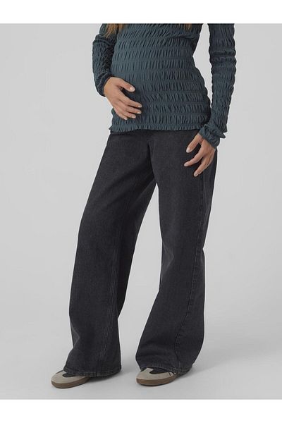 Mama Licious Umstandsjeans mit weitem Bein Umstandsjeans