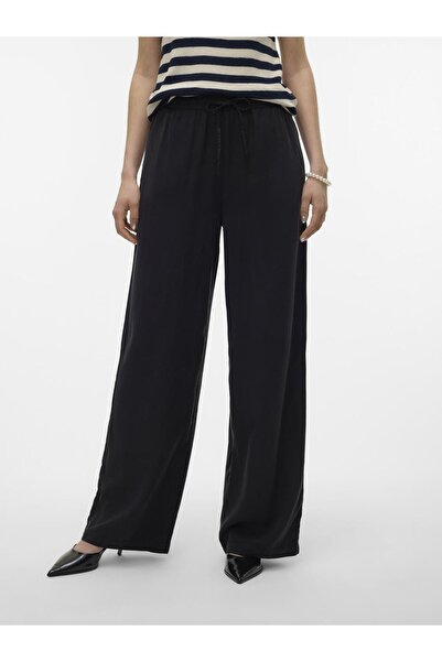 Vero Moda Γυναικεία Υφασμάτινα Παντελόνια 10304898 Μαύρα