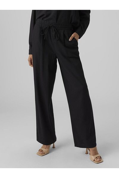 Vero Moda Hose Mit Weitem Beinschnitt Vmjesmilo Mittlere Taille Hose