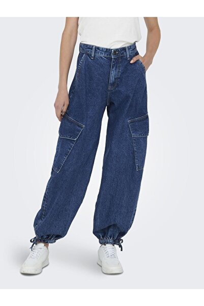 ONLY Ballon-fit Jeans Onlpernille Hohe Taille Jogger Fit Jeans