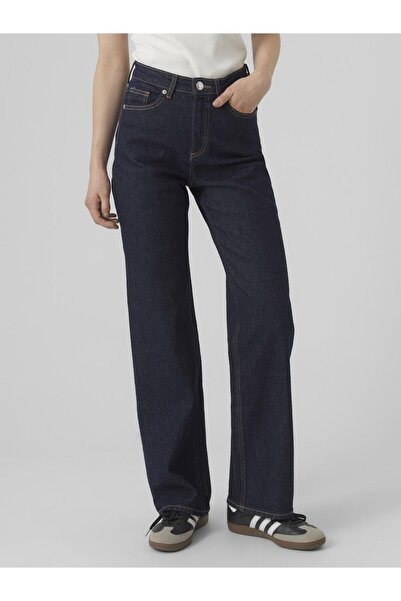 Vero Moda Weit Geschnitten Vmtessa Hohe Taille Weit Geschnitten Jeans