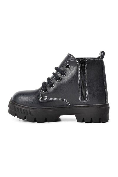 Aspor Παιδικές μπότες γούνας Navy Blue με φερμουάρ