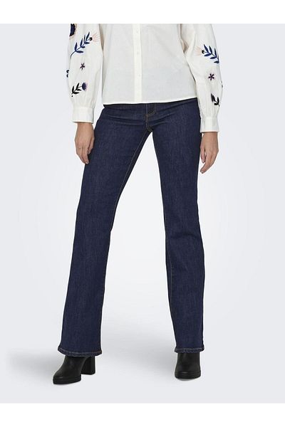 ONLY Flared Fit Jeans Onlwauw Hohe Taille Ausgestellt Jeans