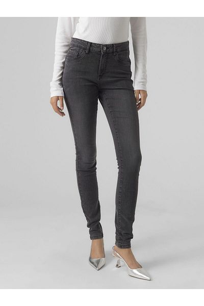 Vero Moda Slim Fit Kot Vmtanya Orta Bel Slim Fit Kot
