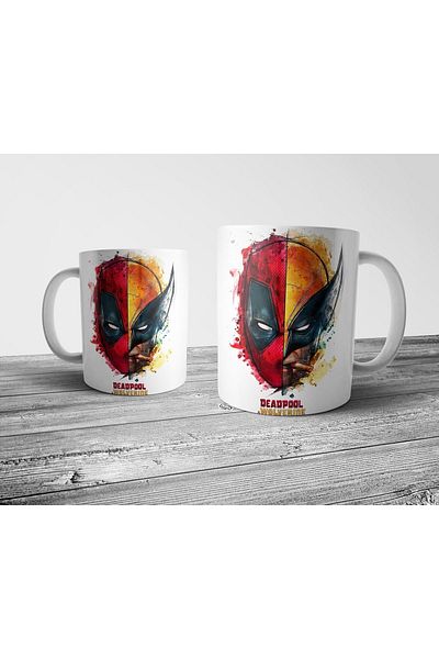 Pixxa Marvel Deadpool & Wolverine Mug Cup Model 3