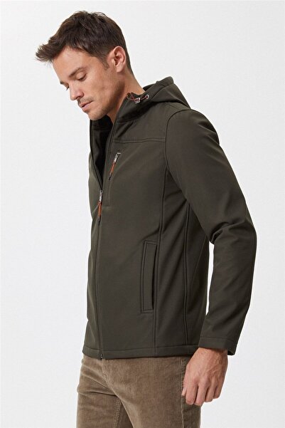 Lee Cooper Ανδρικό παλτό Neron - Χακί