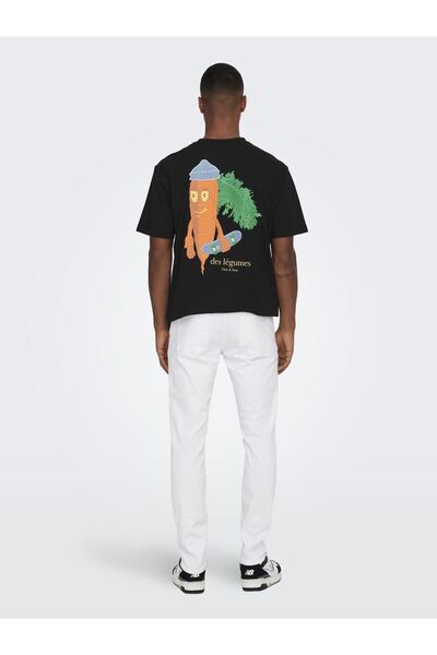 Only & Sons Slim Fit Kot Pantolon Onsloom Orta Bel Slim Fit Kot Pantolon