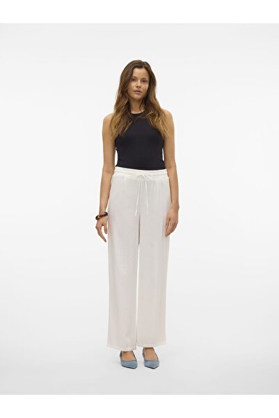 Vero Moda Hose Mit Weitem Beinschnitt Vmjesmilo Mittlere Taille Hose
