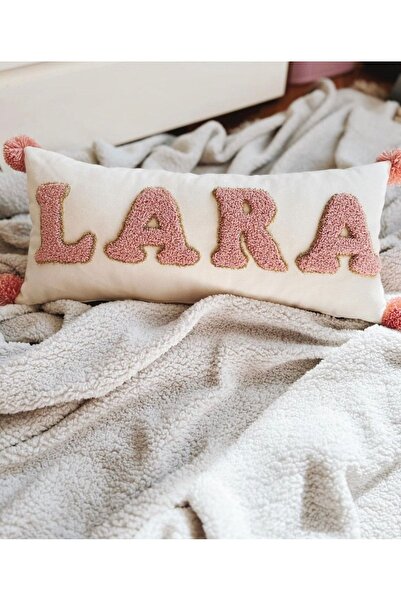 afralya home Bebek Çocuk Odası Isme Özel Dekoratif Yastık Kılıfı /takı Yastığ...
