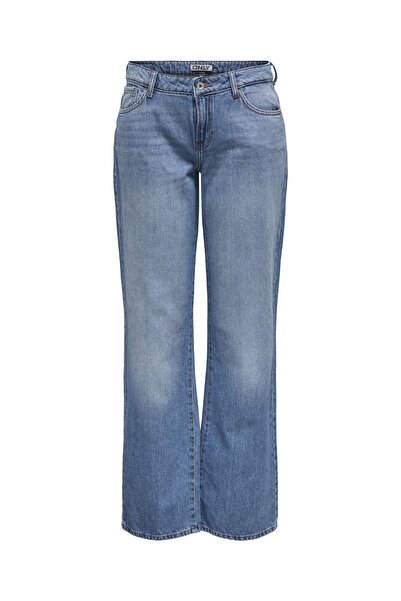 ONLY Düz kesim Jeans Onlbritney Niedrige Taille Gerade Geschnittene Jeans