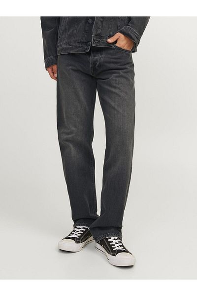 Jack & Jones Rahat Kesim Kot Pantolon JJICHRIS JJCOOPER BLACK BSO Rahat Kesim Kot Pantolon