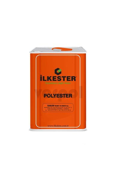 İLKESTER P-1020 Cila Tipi Polyester Reçine 15 KG (Kobalt Katkılı-Mek Dahil)