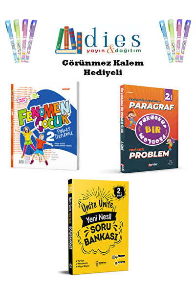 Fenomen Yayıncılık Fenomen Çocuk 2. Sınıf Paket Deneme + Paragraf & Problem +...