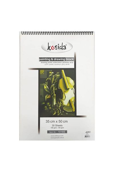 Ponart 35x50 cm Kosida Work and Drawing Block - 190 gr 30 yp