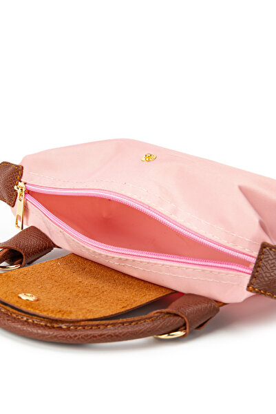 minebag Powder Pink Satin Maxim Mini Women's Crossbody Bag - Long Strap