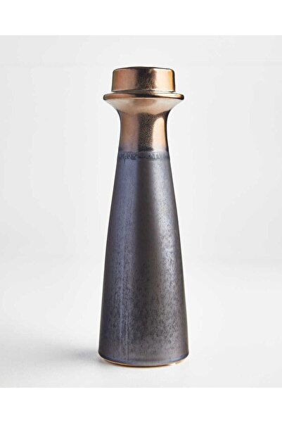 Deeps Brands Bronz Detaylı Seramik Otantik Mumluk