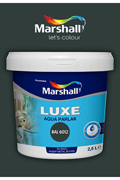 Marshall Luxe Aqua Parlak Su Bazlı Akrilik Dekoratif Dönüşüm Boyası 2,5 Litre...