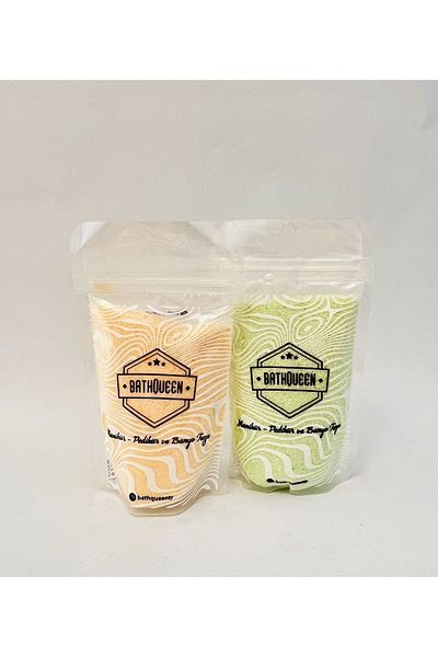 Bathqueen Mineral Manicure Pedicure Powder Set of 2 2x80gr