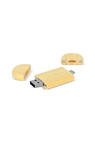 Gülay AVM Otg Flash Memory Type-c Wooden Memory with Wooden Box 64 Gb Capacity Phone Compatible Usb 103 64 Gb