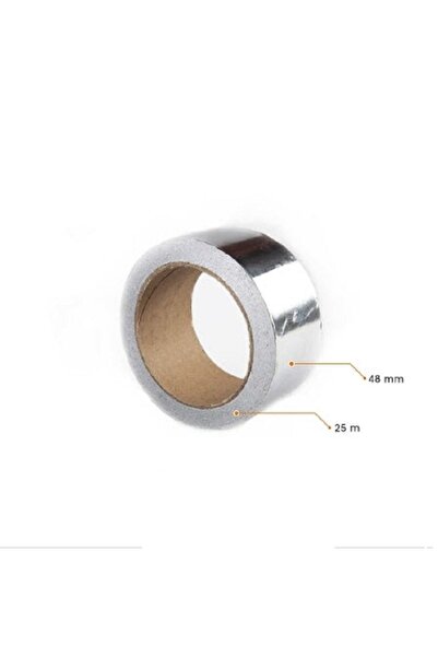 dB Ses Yalıtımı Dbfoil Gerçek Alüminyum Yanmaz Bant 48 Mm X 25 Metre Db Foil