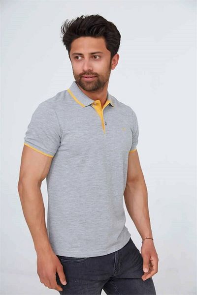 Cazador Ανδρικό T-shirt 4614 Grey Melange