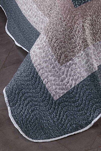 Örtüm Gloria Kahve Tek Kişilik Kapitone Yatak Örtüsü