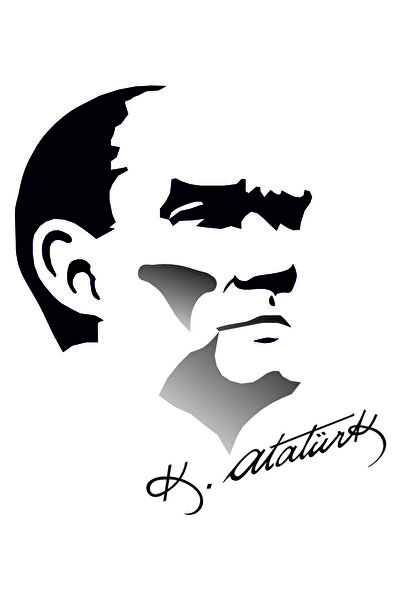 Özel Flama Bayrak MUSTAFA KEMAL ATATÜRK DIŞ CEPHE KUMAŞ POSTER BAYRAK 200X300cm