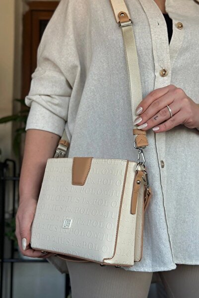 Just Polo Women's Sports Model 4 Compartment Cross Shoulder Bag - Adjustable ...