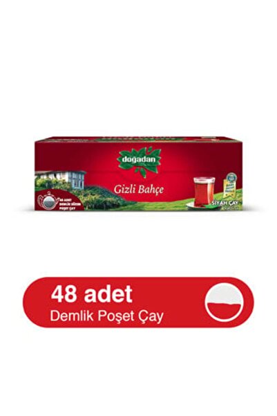 Doğadan Gizli Bahçe Demlik Poşet Çay 153 G 48'Li ( 1 ADET )