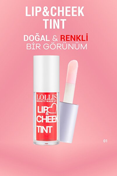 Lollis Lip & Cheek Tint 01 / Dudak ve Yanak Renklendirici 01