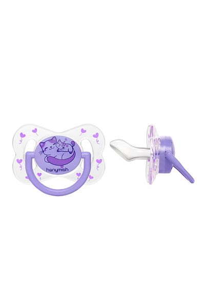 Hanymish 0-6 Months Transparent Butterfly Pacifier