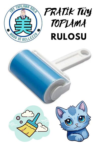Modo Di Bellezza Washable Practical Lint and Dust Collection Roller Apparatus