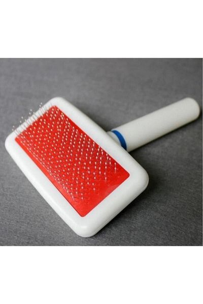CMT Cat Dog Pet Brush Wire White