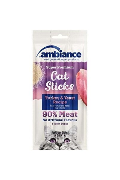 Ambiance Hindi Etli Ve Mayalı Kedi Ödül Maması Sticks 3 X 5 gr