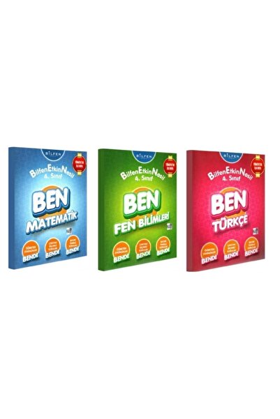 Bilfen Yayınları Bilfen 4. Sınıf Ben Matematik Türkçe Fen Etkin Nesil Seti 3 ...