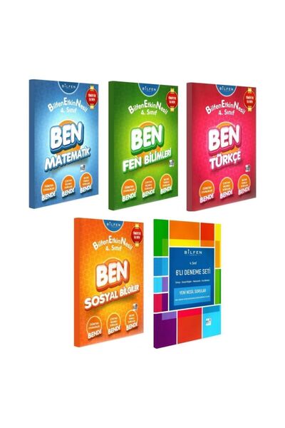 Okyanus Yayınları Bilfen Yayınları 4. Sınıf Ben Matematik Türkçe Fen Sosyal B...