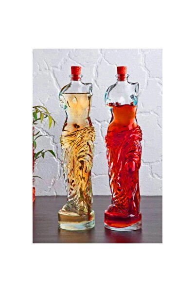 OZCMAX Venüs Yağdanlık - Kadınn Figürlü Sirkelik Sosluk 200 ML 2li Set (UT)