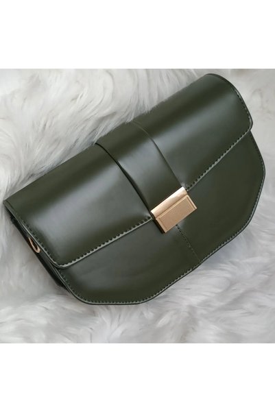 Gül Karatekin Women's Shoulder Bag with Column Strap and Three Compartments w...