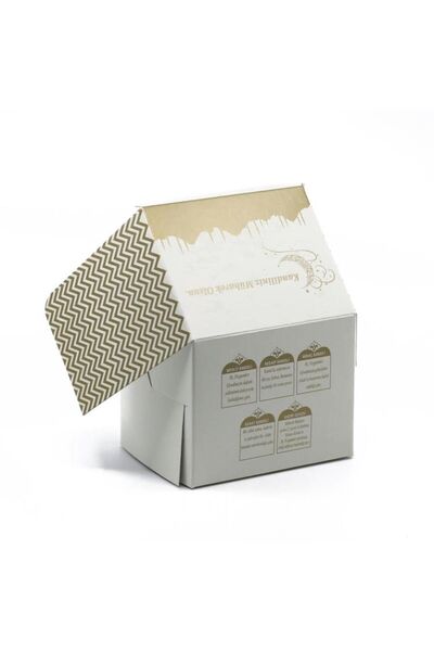 AMBALAJ PAZARI Kandil Simidi Kutusu (5'li) 8x8x8 cm - 100 Adet