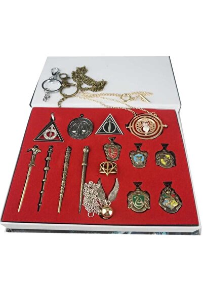 seyuse Harry Potter Figured Metal Keychain Ring Set - Various Accessory