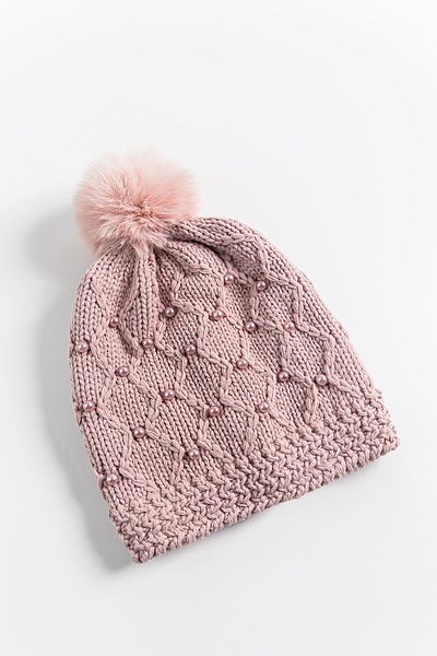 Babymod Pearl Decorated Pompom 9-15 Years Old Girl's Beret