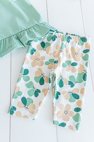 Babymod Floral Patterned Summer 2-Piece Baby Girl Set