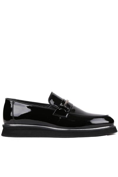 LUCIANO BELLINI John May Black Patent Leather - KA-E2301 Ανδρικά παπούτσια Oxford