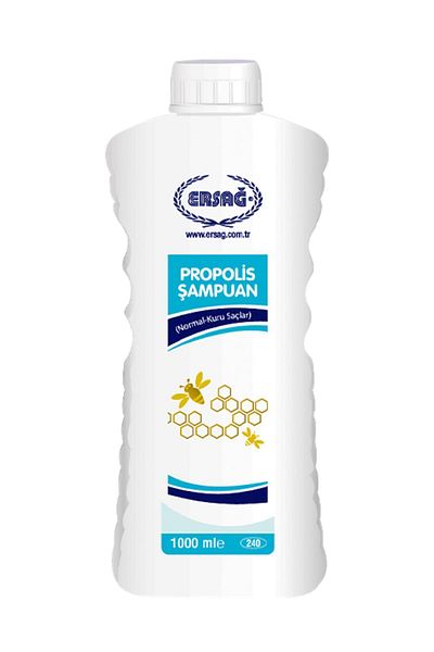 Ersağ 1 lt Shampoo with Propolis - Normal Dry Hair