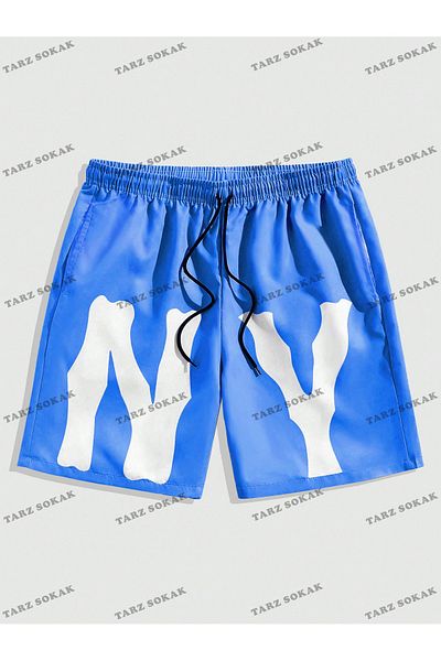 Kalic Studio Pantaloni scurti de vară retro Harajuka Anime Bermude - Unisex Y2K KOD-11428