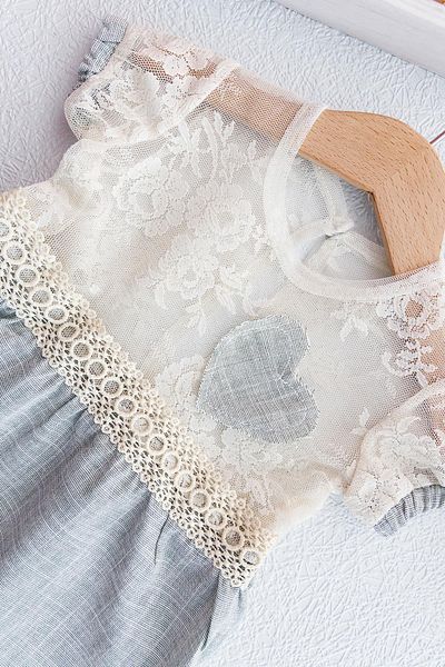 Babymod Baby Girl Jumpsuit Set with Laced Bandanas