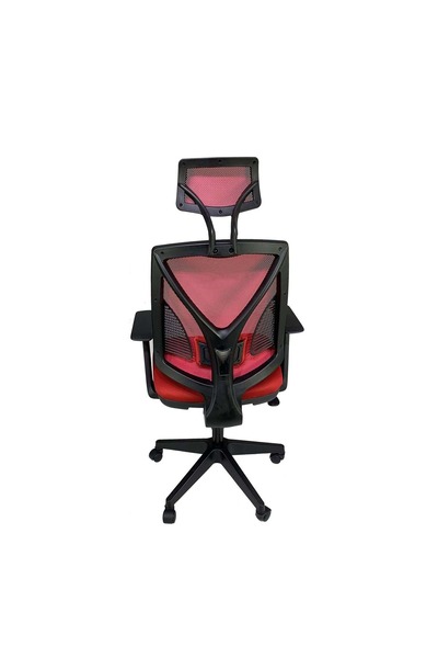 Uzay Ofis Bello Bel Destekli Müdür Koltuğu - Kırmızı